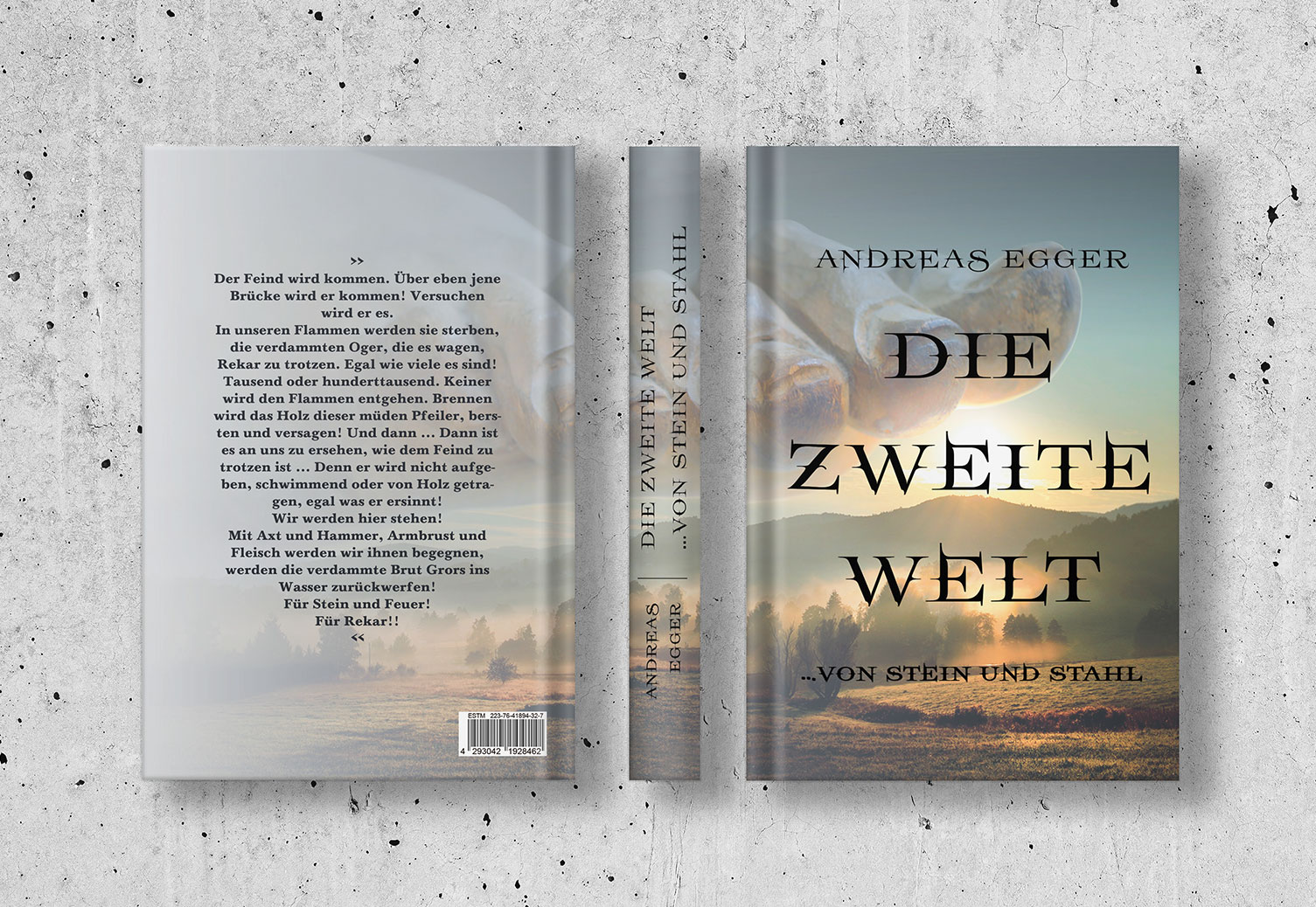 Buchcover für den Fantasy Roman Die Zweite Welt.